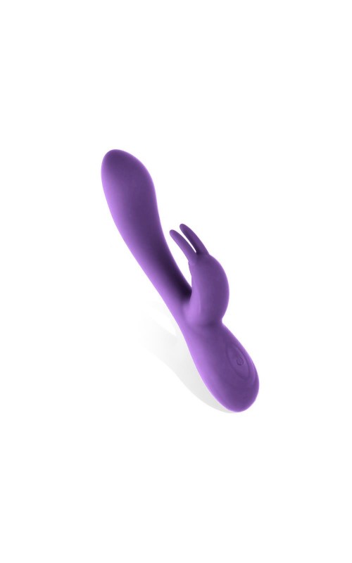 Mauve Liquefied Silicone Unibody Vibe USB Purple