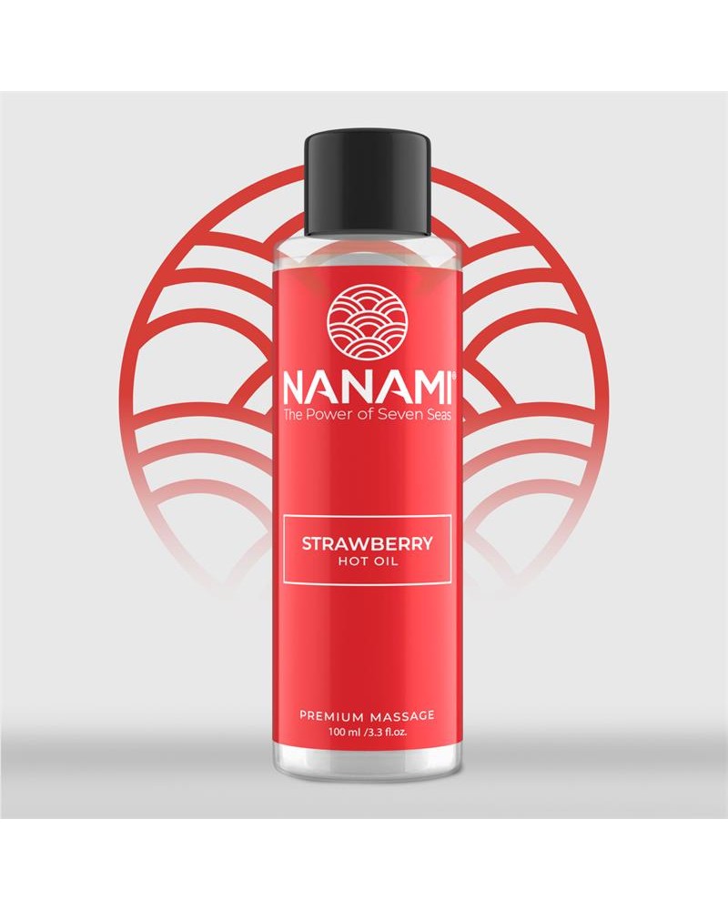Hot Oil Massage Sweet Strawberry Aroma Heat Effect 100 ml	
