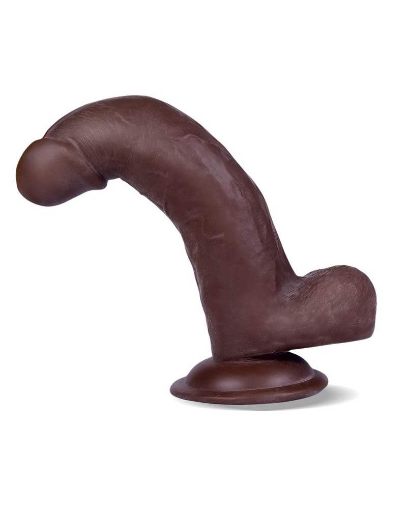 Slidy Realistic Dildo Dual Layer Retractable and Adjustable 8"	