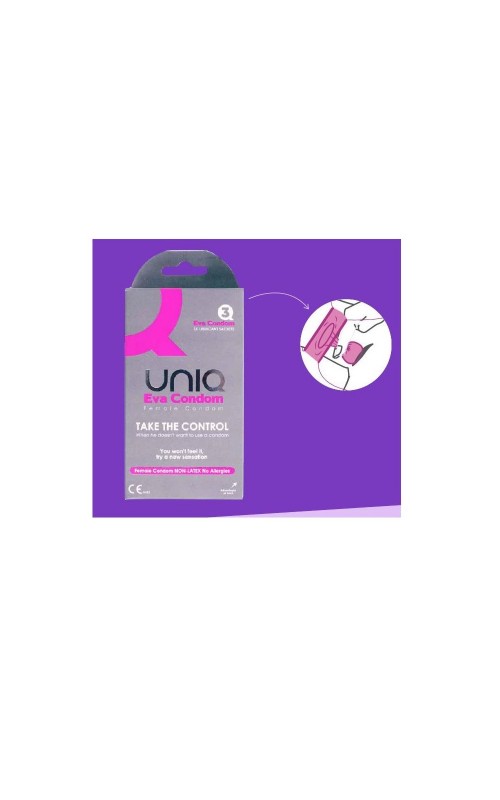 Eva Female Condoms No Latex 3 pcs	
