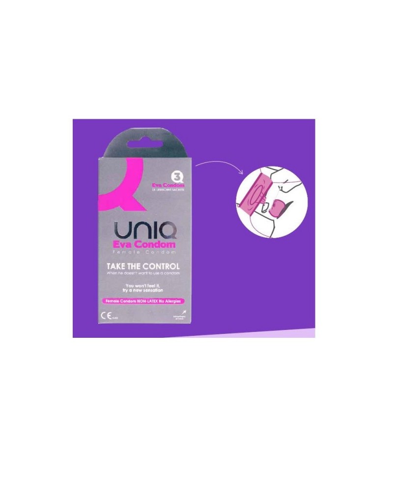 Eva Female Condoms No Latex 3 pcs	