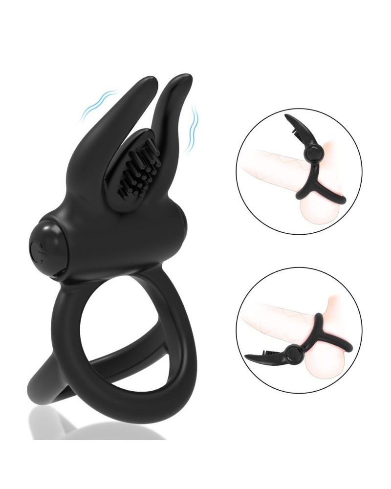 Ophelia's Dream Toys- Black Vibrating Ring