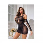 Ophelia's Dream Lingerie- Fishnet Dress with Sleeves