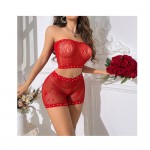 Ophelia's Dream Lingerie- Red Fishnet Set