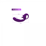 Ophelia's Dream Toys- Clitoral Licking G-spot Vibrator Purple