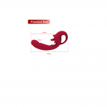 Ophelia's Dream Toys- Clitoral Licking G-spot Vibrator Red