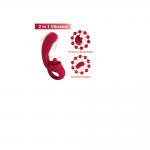 Ophelia's Dream Toys- Clitoral Licking G-spot Vibrator Red