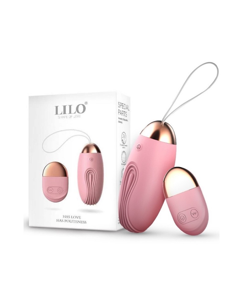 Ophelia's Dream Toys- Lilo Pink Vibrating Egg with Remote