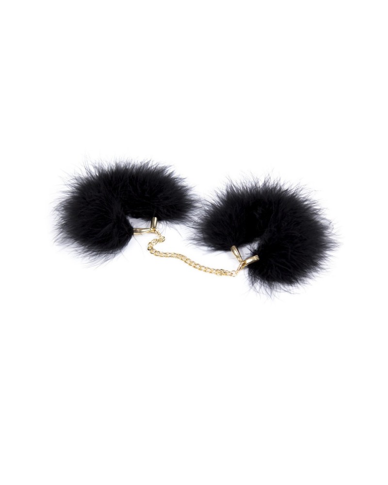 Ophelia's Dream Toys- Black Feather Cuffs