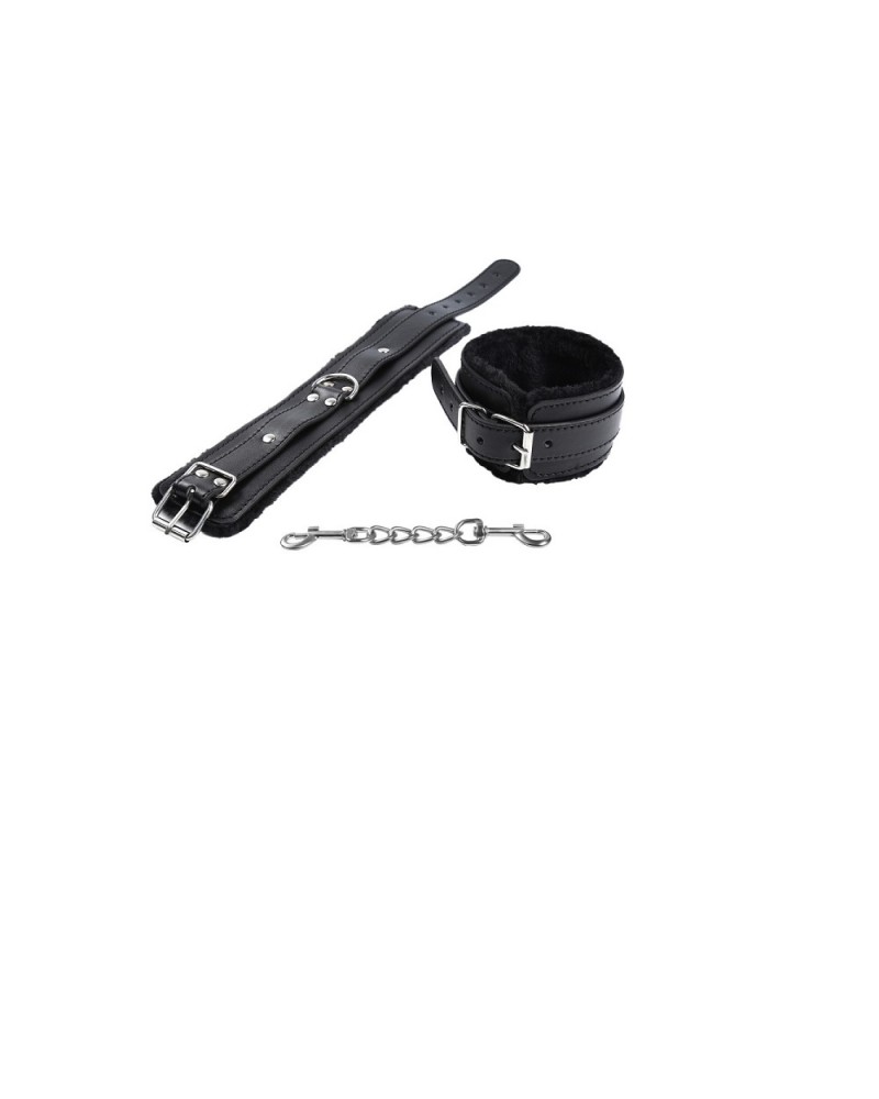 Ophelia's Dream Toys- Black Faux Leather Cuffs