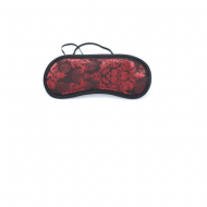 Ophelia's Dream Toys- Black Mask with Red Embroidery