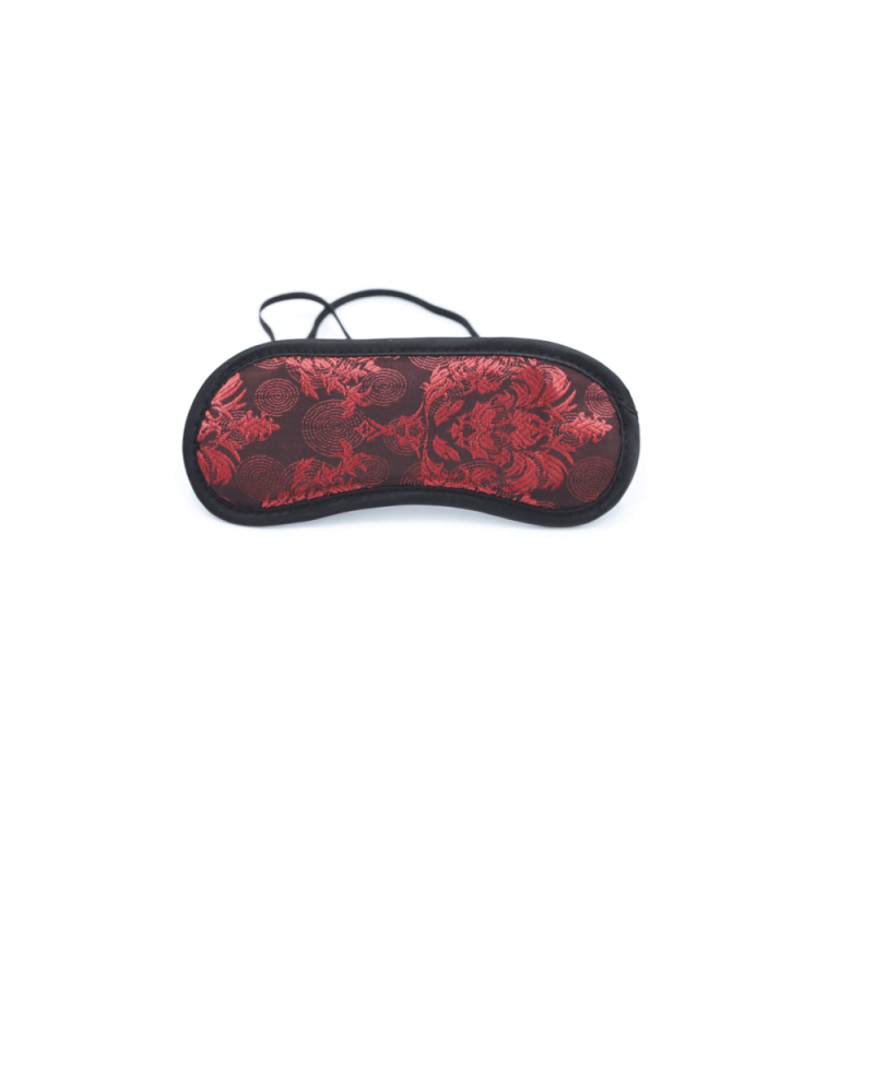Ophelia's Dream Toys- Black Mask with Red Embroidery