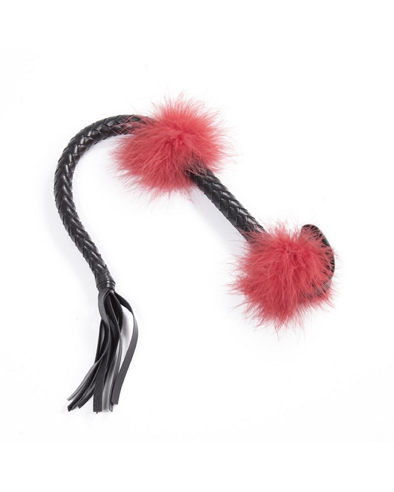 Ophelia's Dream Toys - Black-Red Whip-Tickler