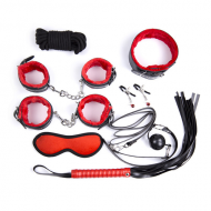 Ophelia's Dream Toys - Black-Red Bondage Set