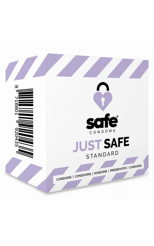 SAFE - Condoms With Silicone-Based Lubricant - Standard - 5 pieces