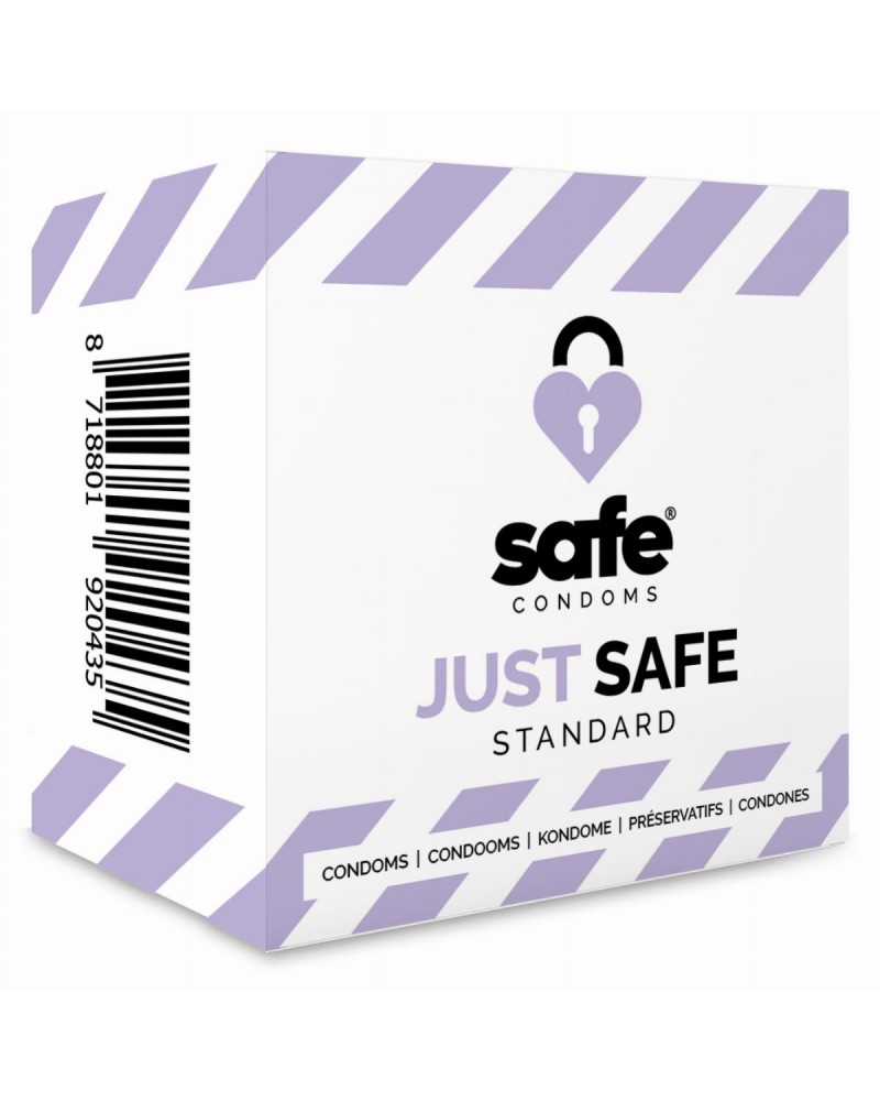 SAFE - Condoms With Silicone-Based Lubricant - Standard - 5 pieces