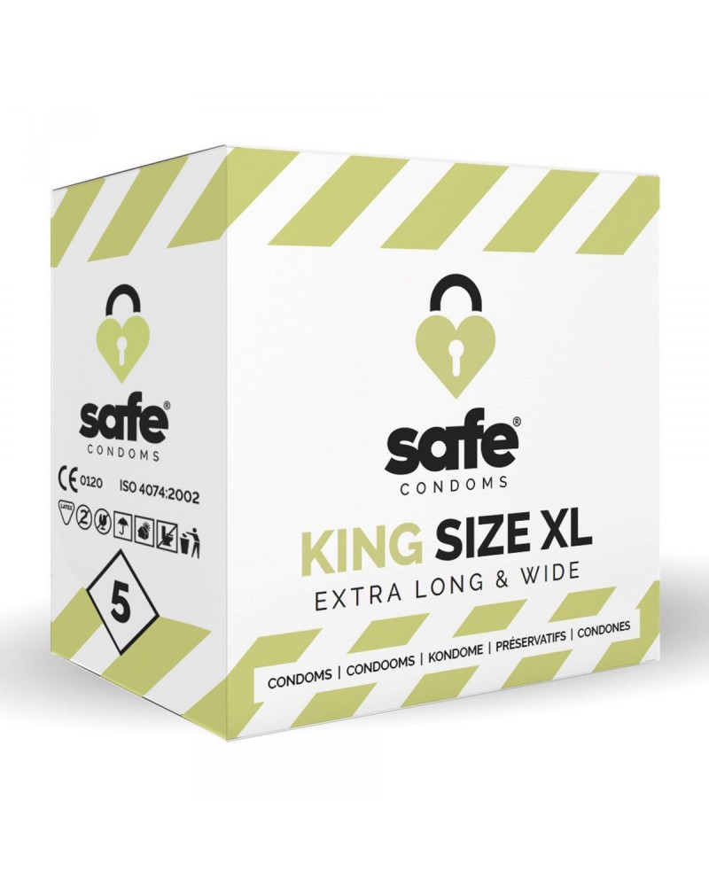 SAFE - Condoms - King Size XL - 5 pieces