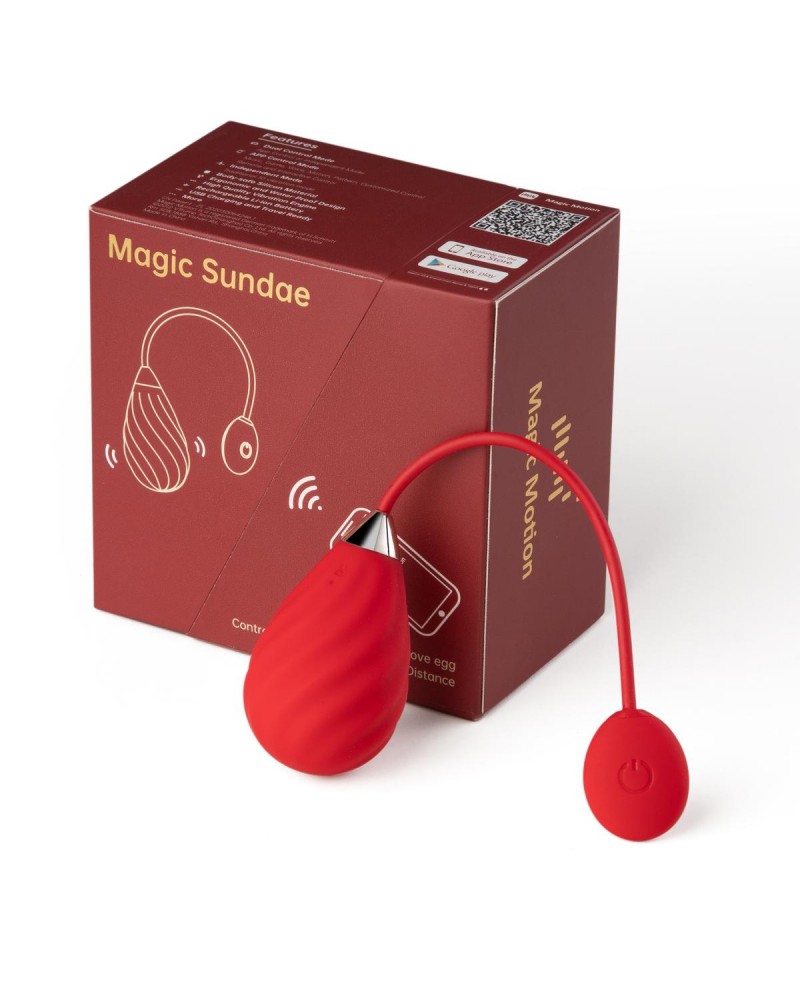 Magic Motion - Magic Sundae App-Controlled Vibrating Egg