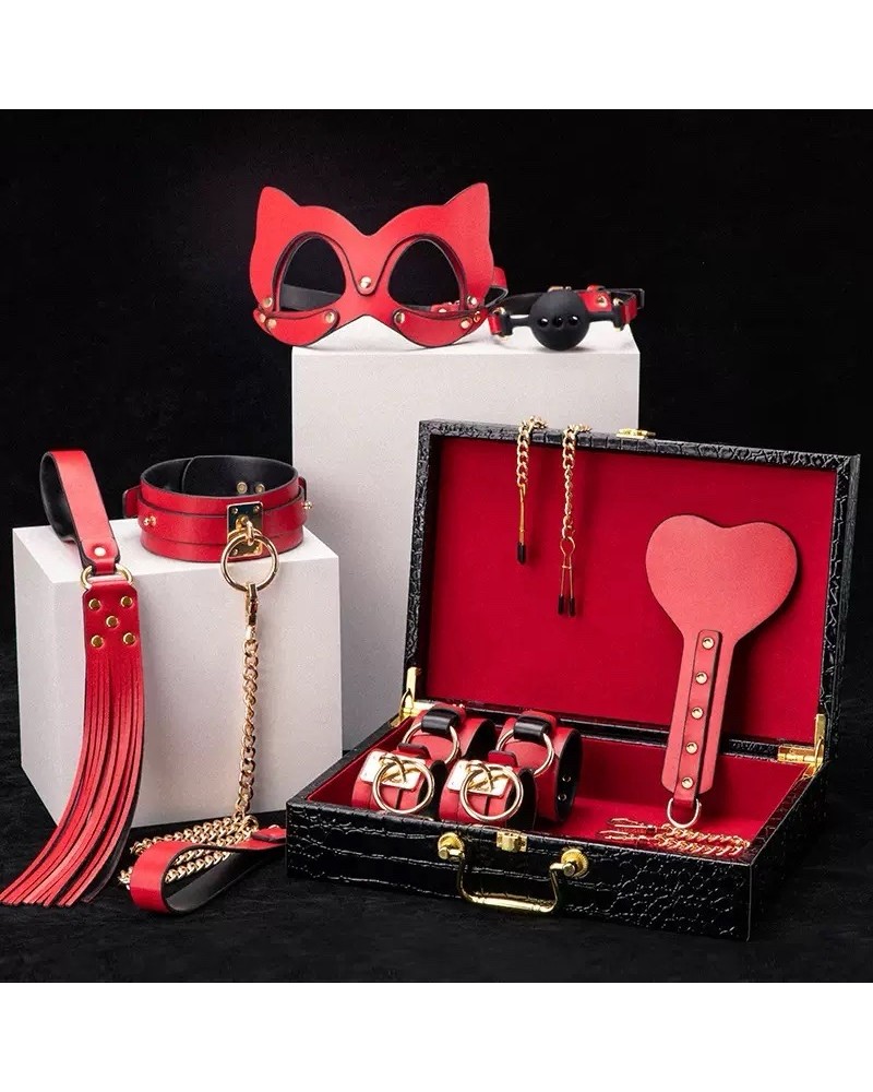 Ophelia's Dream Toys - Bondage set box red
