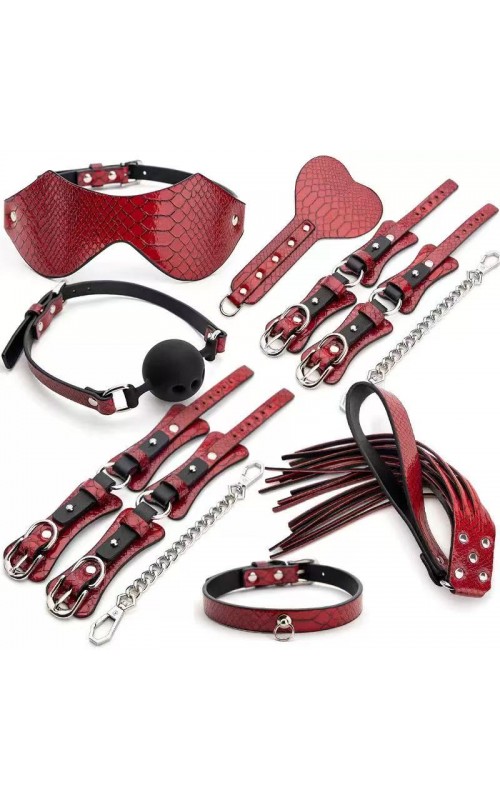 Ophelia's Dream Toys - Bondage set snake print