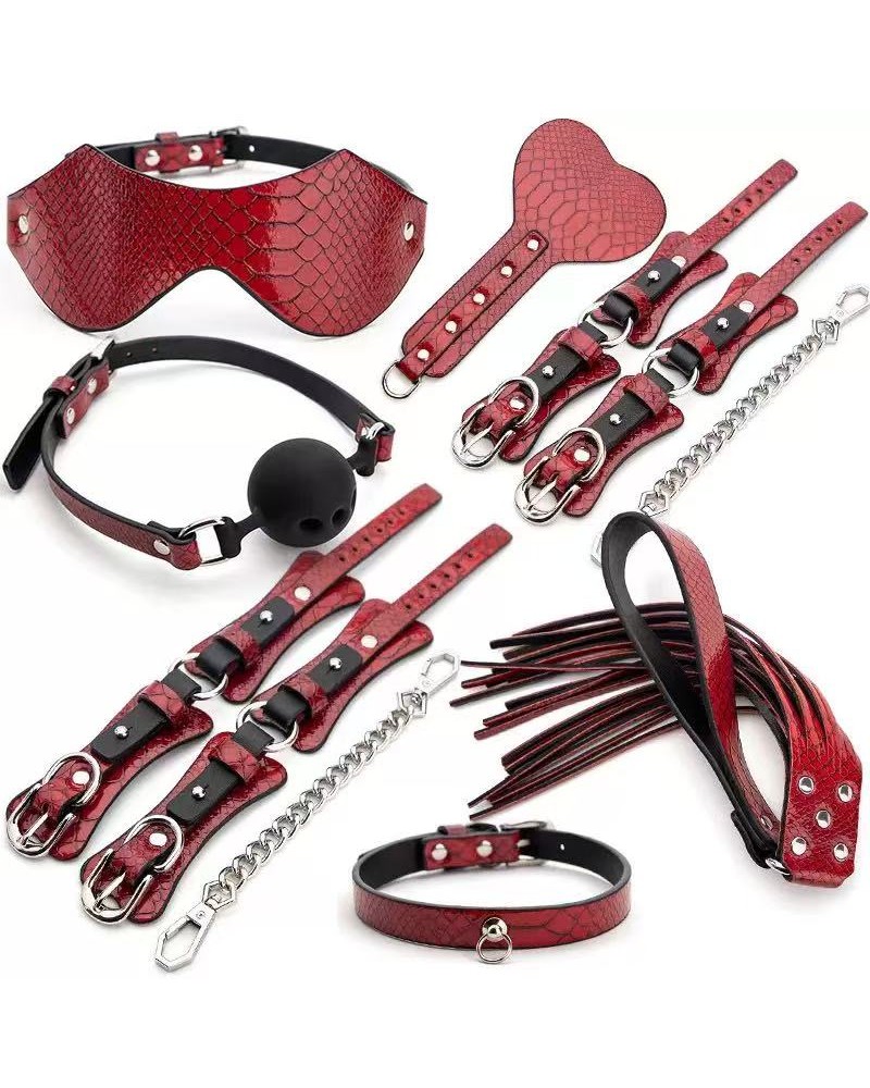 Ophelia's Dream Toys - Bondage set snake print