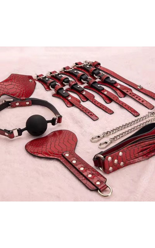 Ophelia's Dream Toys - Bondage set snake print
