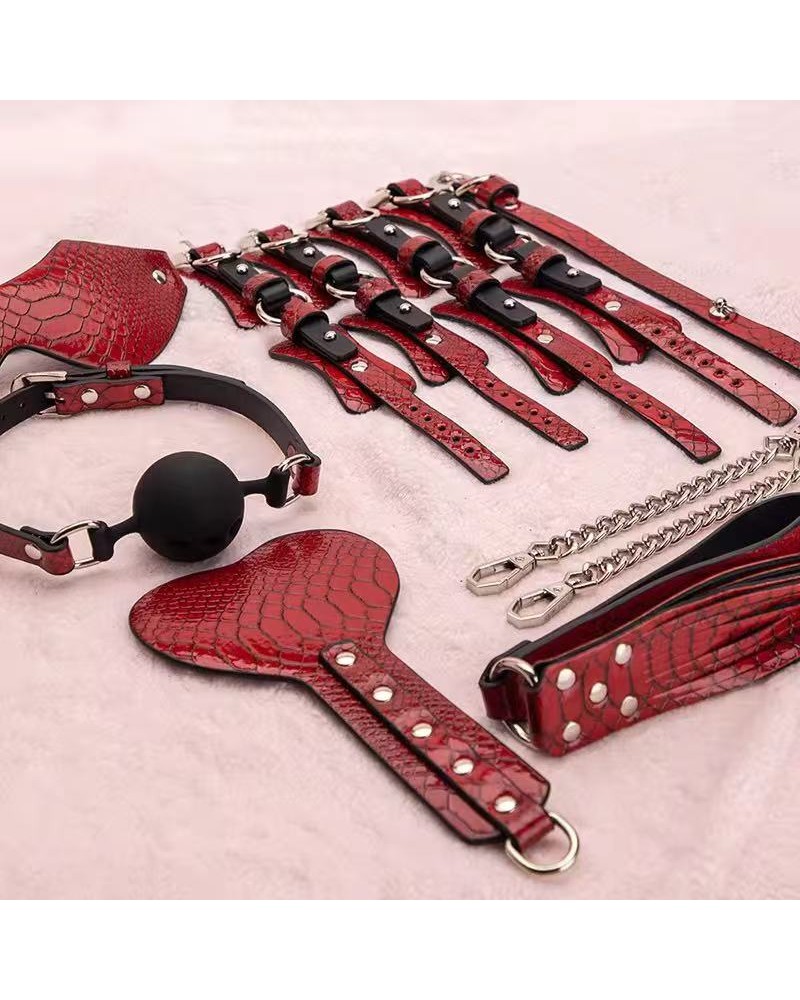 Ophelia's Dream Toys - Bondage set snake print
