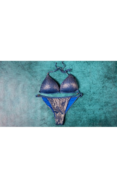Ophelia's Dream Lingerie - Snake swimwear blue