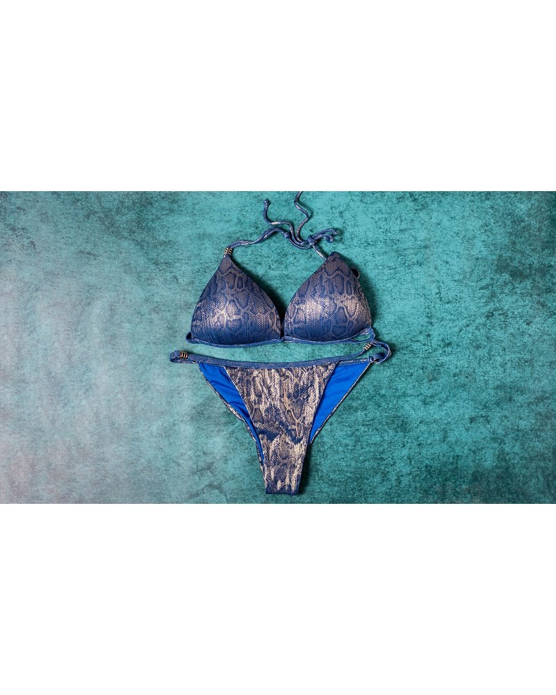 Ophelia's Dream Lingerie - Snake swimwear blue