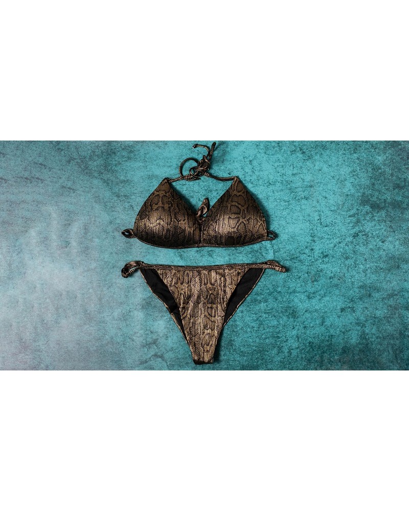 Ophelia's Dream Lingerie - Snake swimwear brown