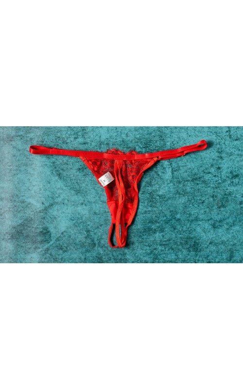 Ophelia's Dream Lingerie - Red Lace Set Open Crotch