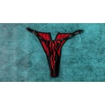 Ophelia's Dream Lingerie - Zebra Set Red