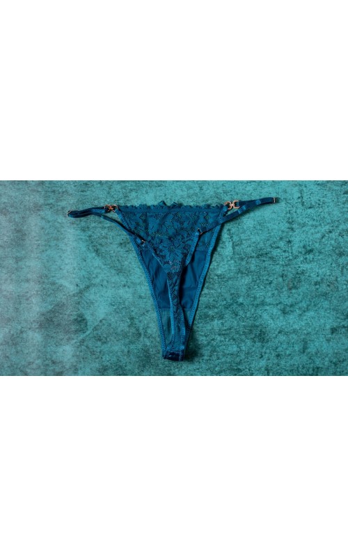 Ophelia's Dream Lingerie- Satin and Lace Set Blue