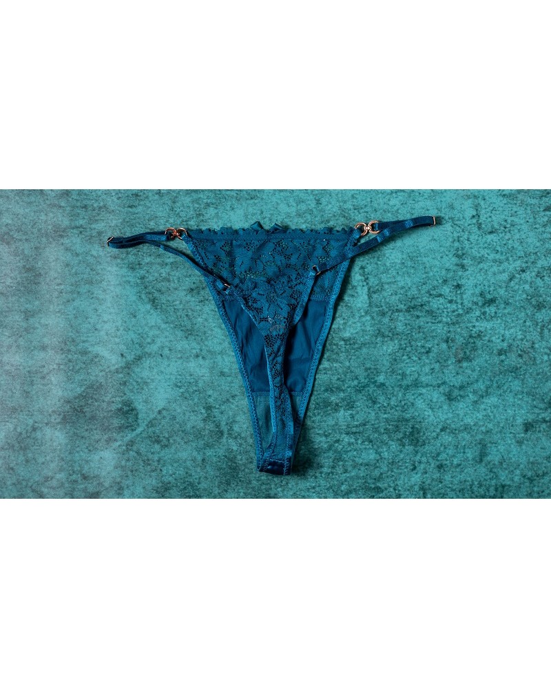 Ophelia's Dream Lingerie- Satin and Lace Set Blue