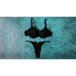 Ophelia's Dream Lingerie - Zebra Set Black