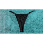 Ophelia's Dream Lingerie- Satin and Lace Set Black