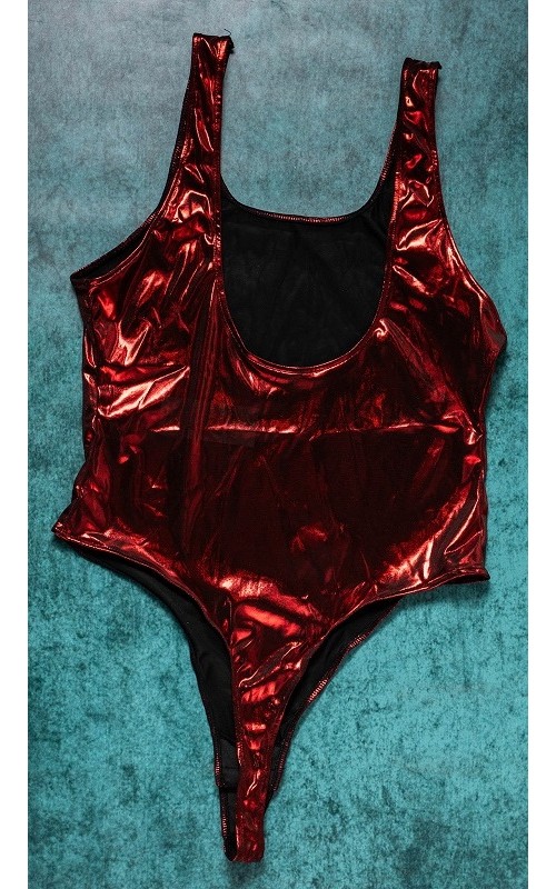 Ophelia's Dream Lingerie - Metallic teddy red
