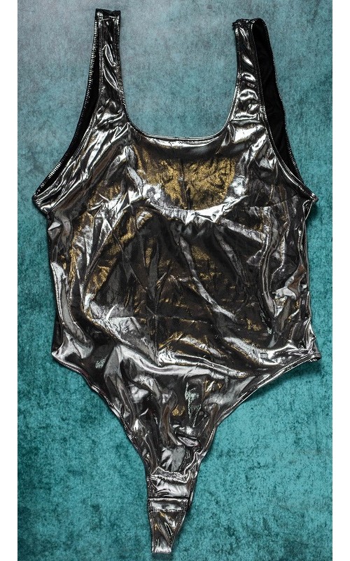 Ophelia's Dream Lingerie - Metallic teddy silver