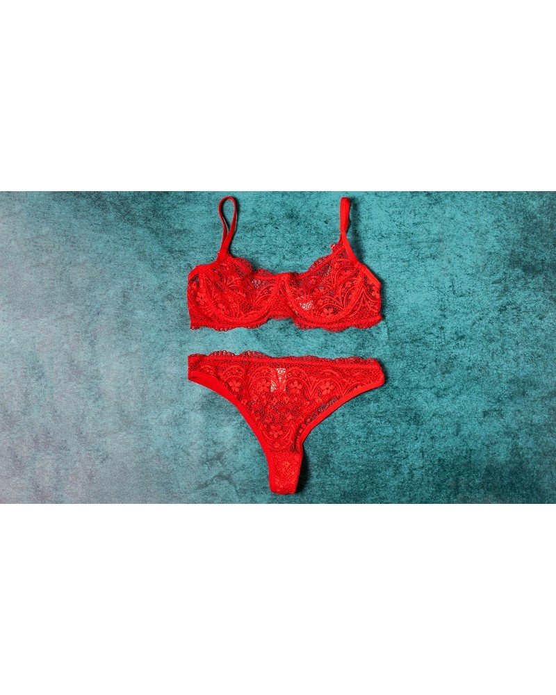 Ophelia's Dream Lingerie - Red lace set