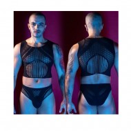 Ophelia's Dream Lingerie - Black Fishnet Set