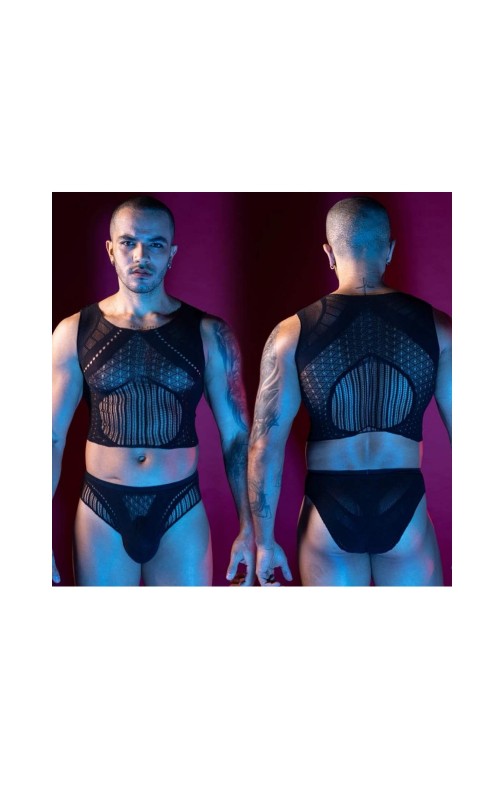 Ophelia's Dream Lingerie - Black Fishnet Set