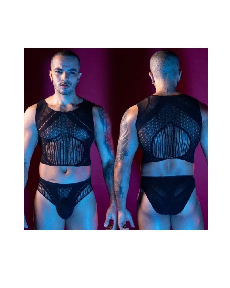 Ophelia's Dream Lingerie - Black Fishnet Set