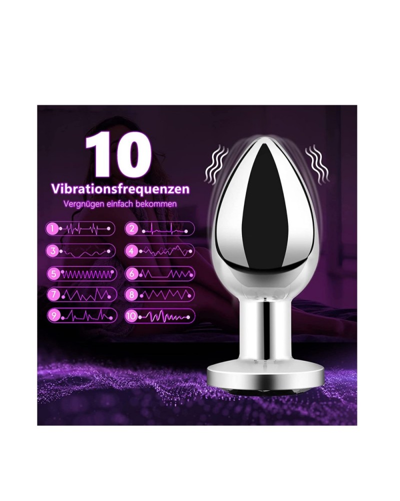 Ophelia's Dream Toys- Remote Vibrating Plug 10 Modes