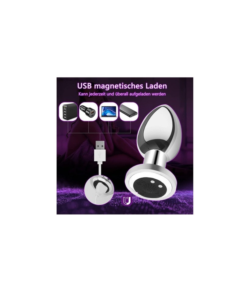 Ophelia's Dream Toys- Remote Vibrating Plug 10 Modes