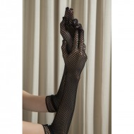 Ophelia's Dream Lingerie- Elbow-length fishnet gloves