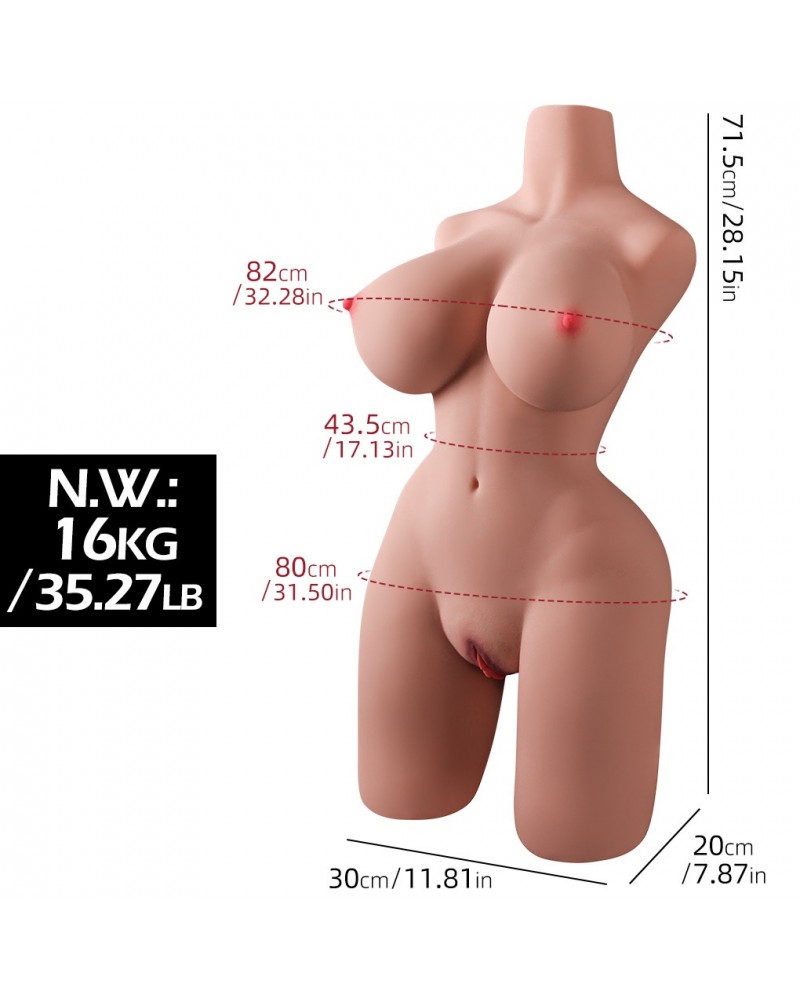 Ophelia's Dream Toys- Realistic Silicone Female Torso
