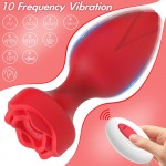 Ophelia's Dream Toys- Silicone Anal Plug – Red Temptation