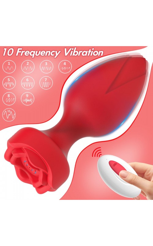 Ophelia's Dream Toys- Silicone Anal Plug – Red Temptation
