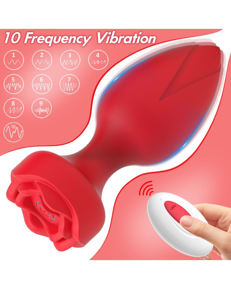 Ophelia's Dream Toys- Silicone Anal Plug – Red Temptation