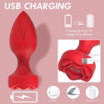 Ophelia's Dream Toys- Silicone Anal Plug – Red Temptation